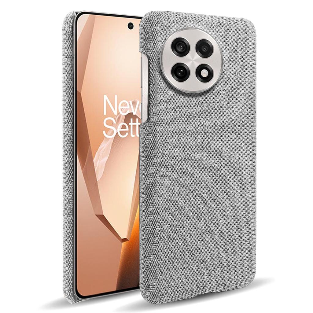 Phone Case for OnePlus 13R 5G/Ace 5 5G/Ace 5 Pro 5G Cloth Texture Anti-Scratch Protective PC Back Cover
