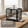 Parakeet Enclosure Easy to Clean Small Avian Enclosure Portable Avian Carrier Includes Accessories Portable Finch Carrier Sturdy