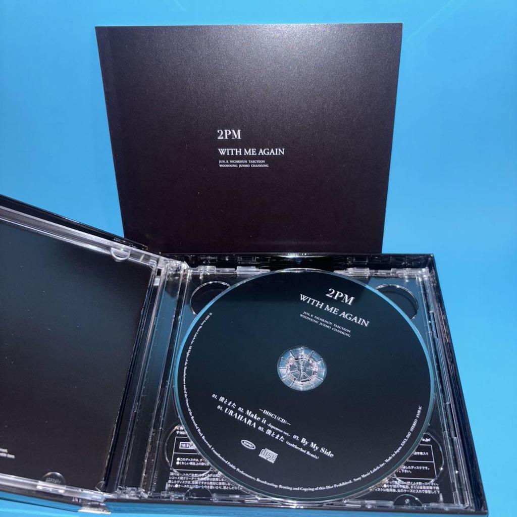 [USED] 2pm WITH ME AGAIN JUNHO trading card included