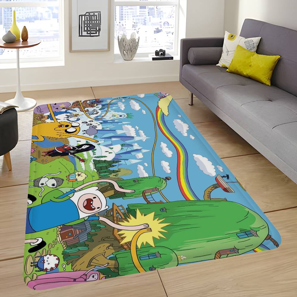 A-Adventure Cartoon T-Time Bathroom Mat Kids Room Bedroom Decoration Balcony Anti-Slip Doormat Living Room Welcome Rug