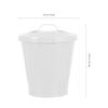 Creative Small Garbage Bin Desktop Trash Can Cute Covered Waste Container for Kitchen Bathroom Office Flower Pot Storage