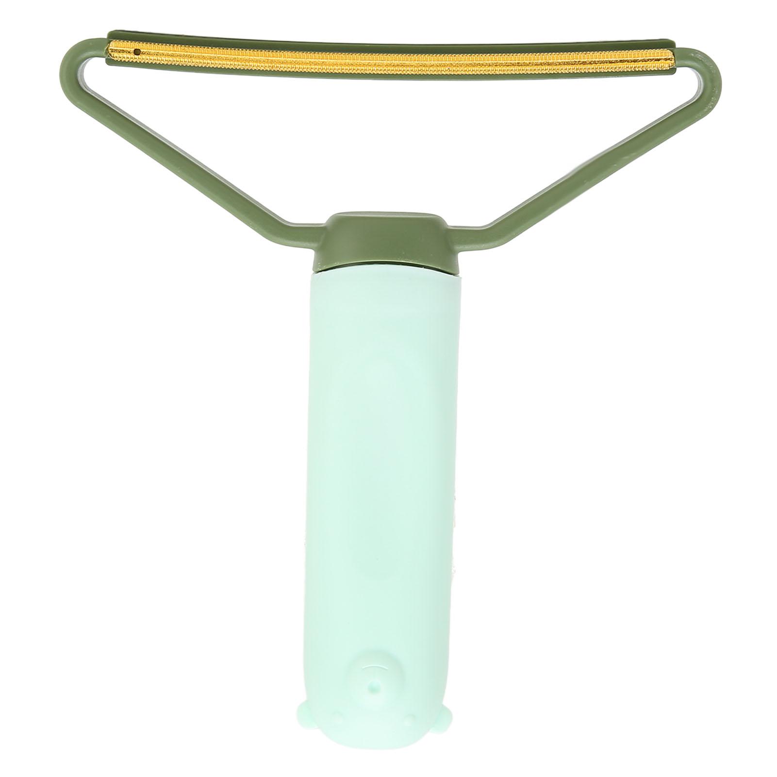 

Средство для удаления шерсти у кошек, простая удобная ручка, легкая очистка, портативный скребок для удаления шерсти домашних животных с ковров зелёный