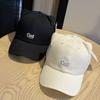 3D Cat Ear Cat Ear Baseball Cap Wide-brimmed Breathable Korean Style Baseball Cap Embroidery Letter