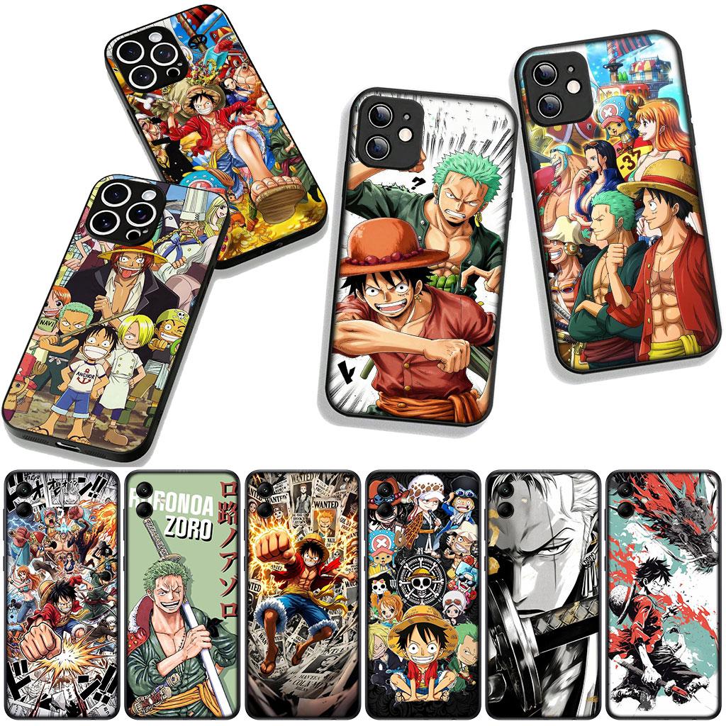 Cover for Apple iPhone 16 15 14 Plus 13 12 Mini 17 Pro Max + ProMax 16E Air 16+ 15+ Phone Case Luffy One Piece Roronoa Zoro