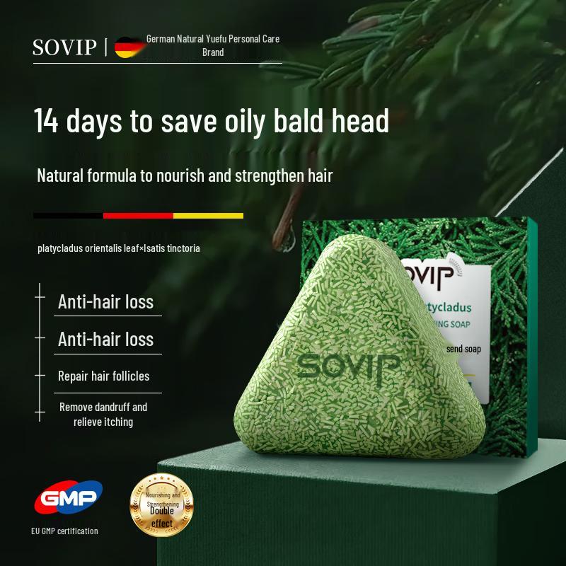 

SOVIP Herbal Oil Control & Nourishing Shampoo Bar