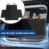 Car Pet Seat Cover Back Seat Heavy Duty Dog Hammock Seat Cover For Animals Anti-Slip Foldable Pet Trucks Protector Resists Dirt