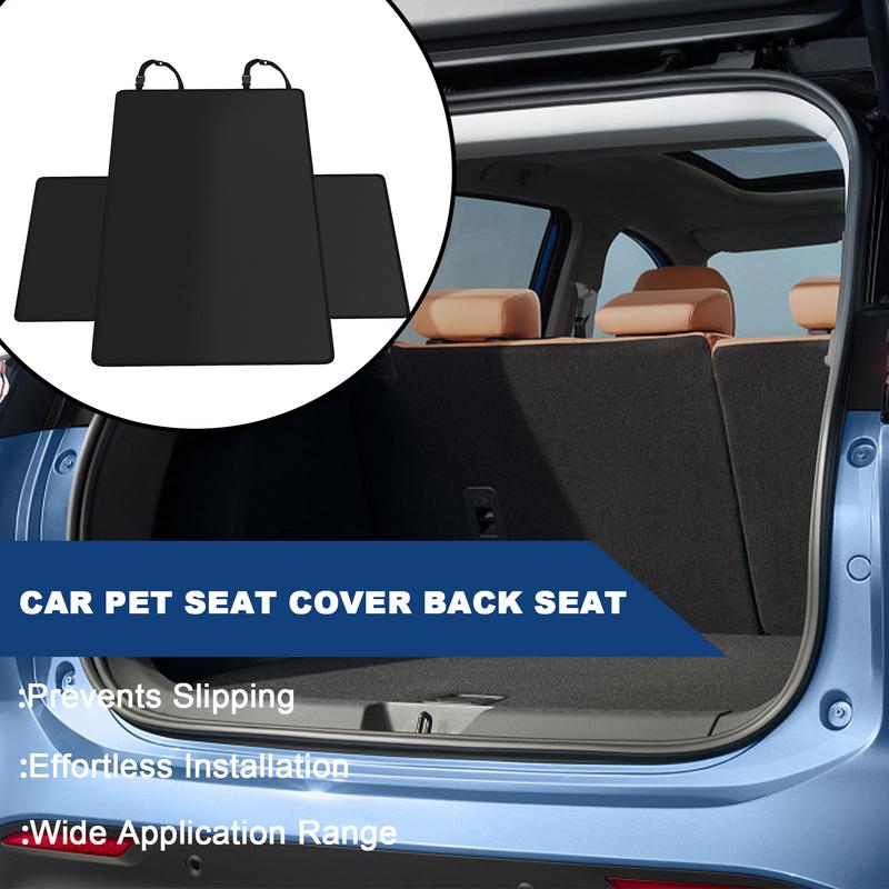 Car Pet Seat Cover Back Seat Heavy Duty Dog Hammock Seat Cover For Animals Anti-Slip Foldable Pet Trucks Protector Resists Dirt