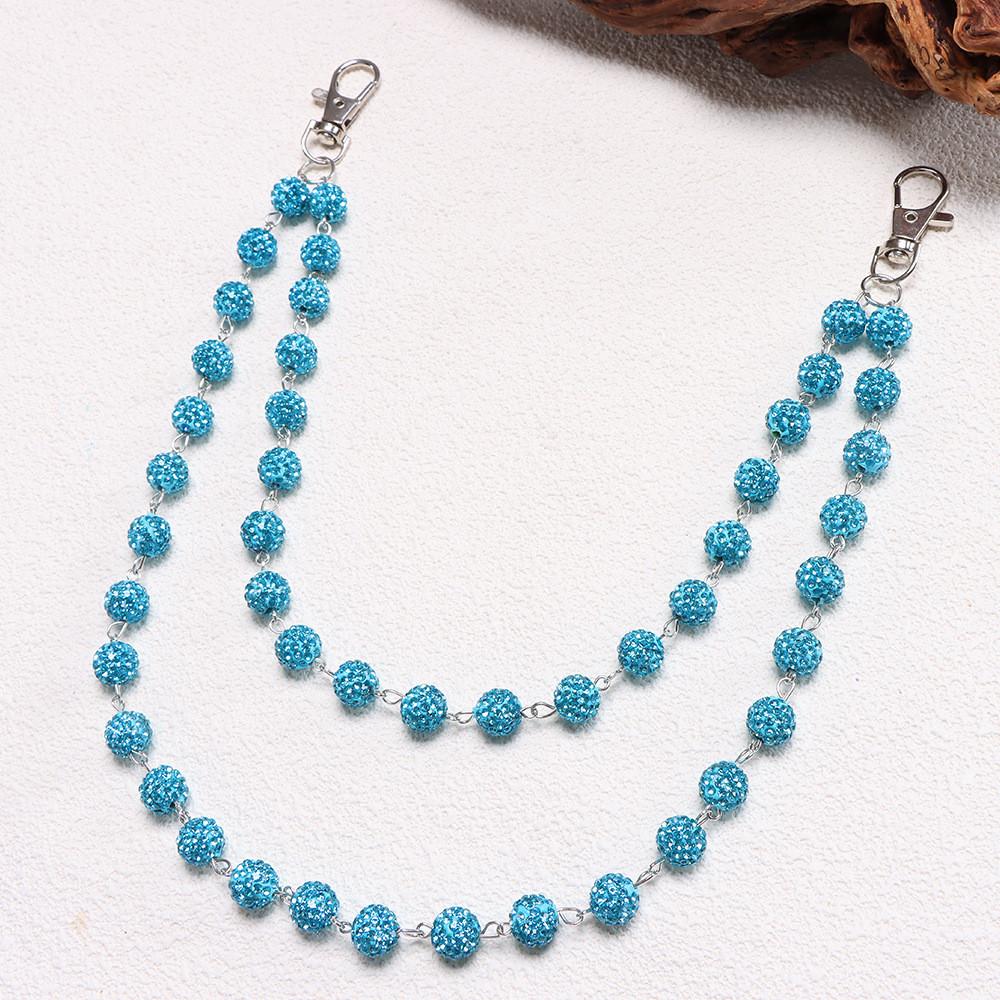 Punk Style Metal Pocket Chain With Lobster Clasp For Young Men Party Wear