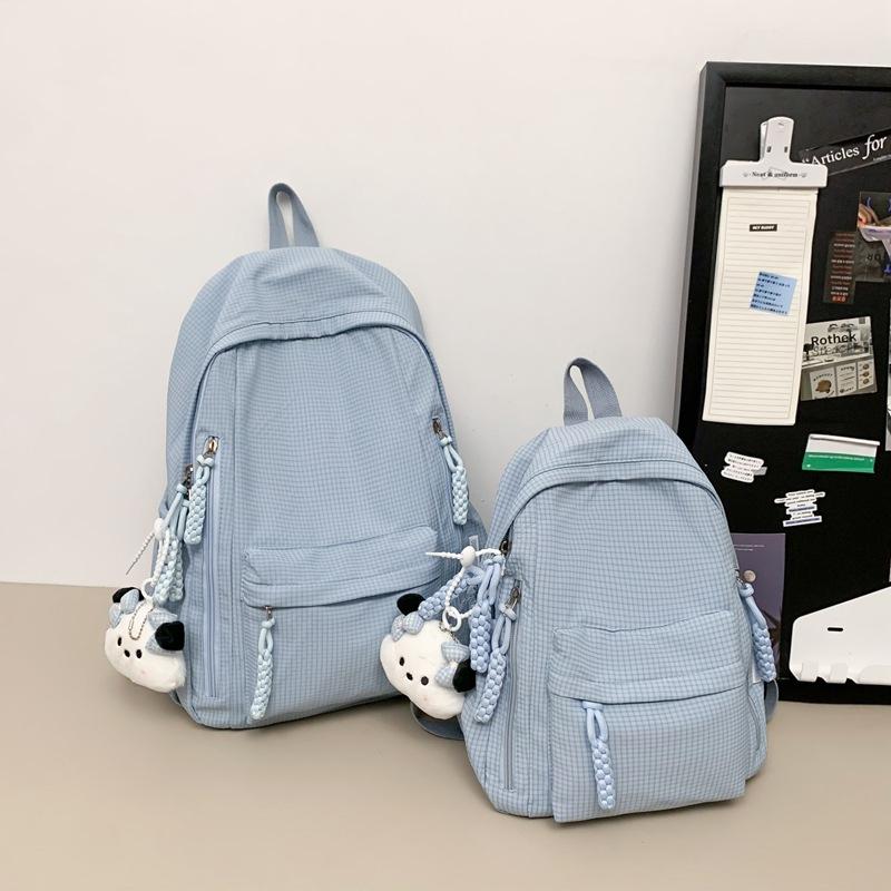 School bag backpack men's large-capacity leisure travel computer backpack female junior high school student high school student schoolbag tide