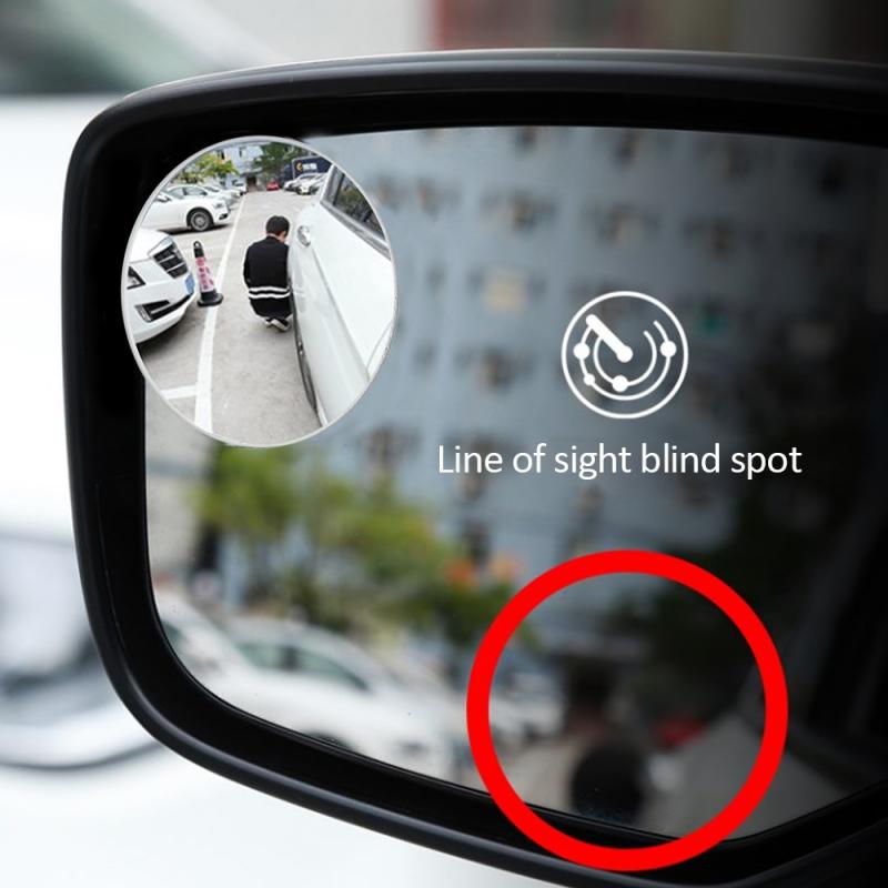 2pcs Rear View Mirror 360 Wide Angle Adjustable Round Convex Blind Spot Mirror Car Vehicle Side Mirror Car Rearview Car