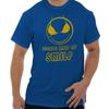 Boobies Make Me Smile Funny Novelty Gift Mens Short Sleeve Crewneck Tee