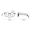 Transparent Tea Frame Oval Myopic Glasses Women 156 Single Anti Blue Rays Prescription Spectacles Diopter 0 -0.5 -0.75 To -6
