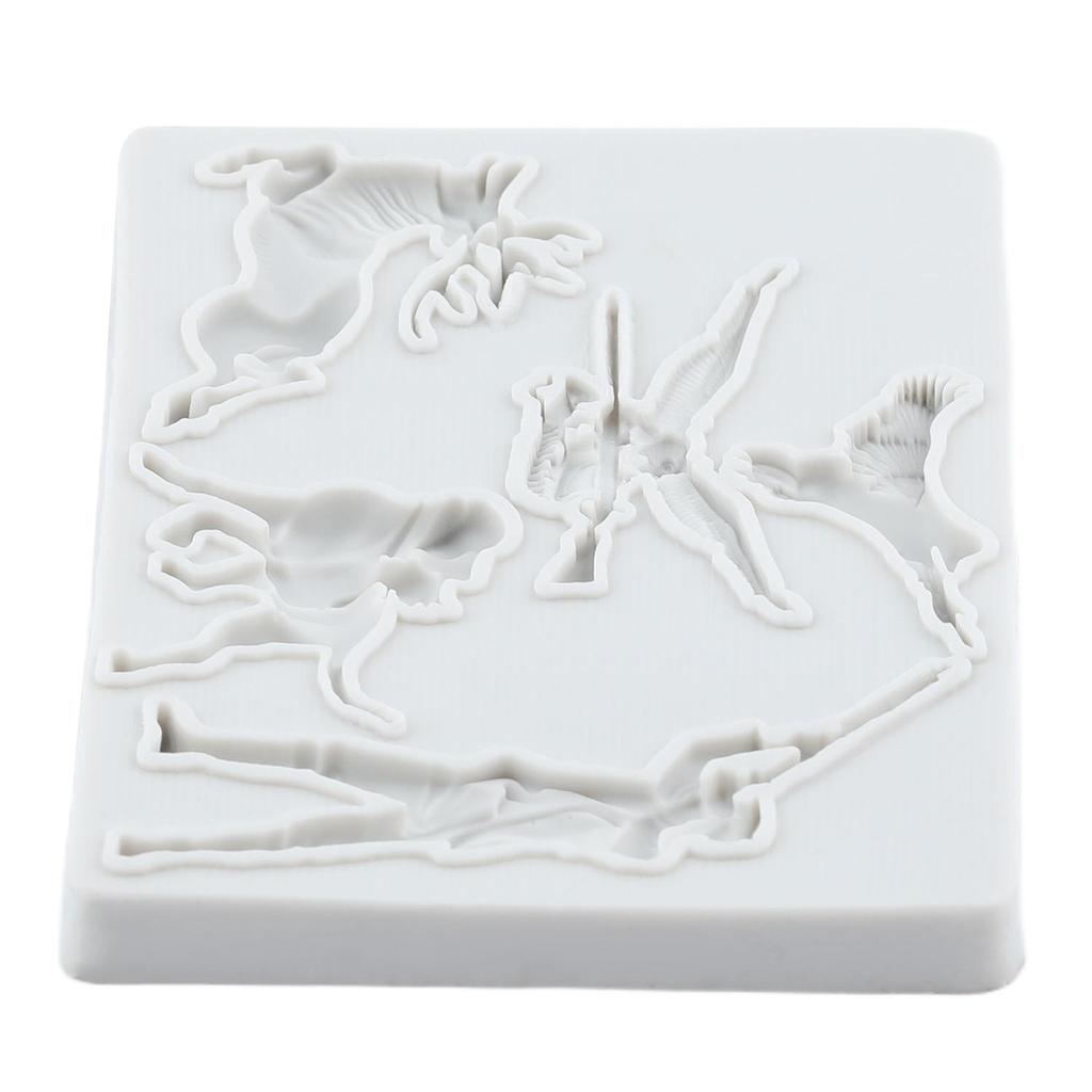 Hunter Animals Silicone Molds Deer Dog Owl Bird Fondant Mold Cake Decorating Tools Cupcake Topper Chocolate Candy Craft Gum Paste Polymer Clay