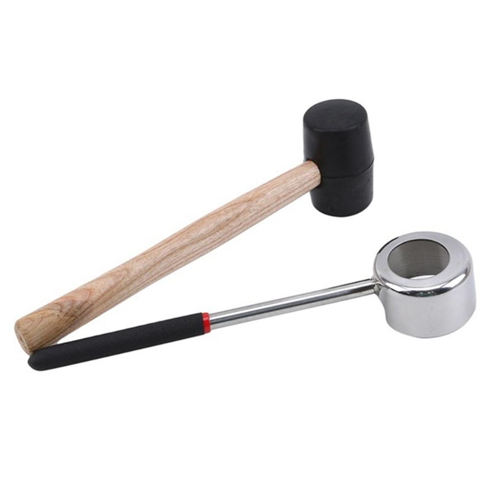Steel For Young Coconuts Coconut Opener Coconut Opening Tool Set Hammer Coconut Shell Puncher