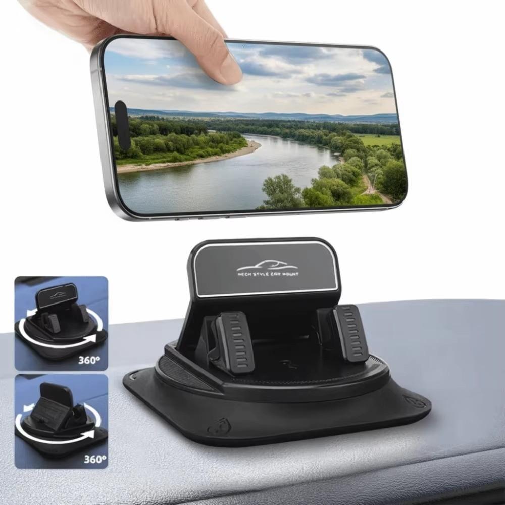 Non-Slip Phone Dashboard Mount PC+ABS Silicone Mobile Phone Holder Car Phone Holder In Car