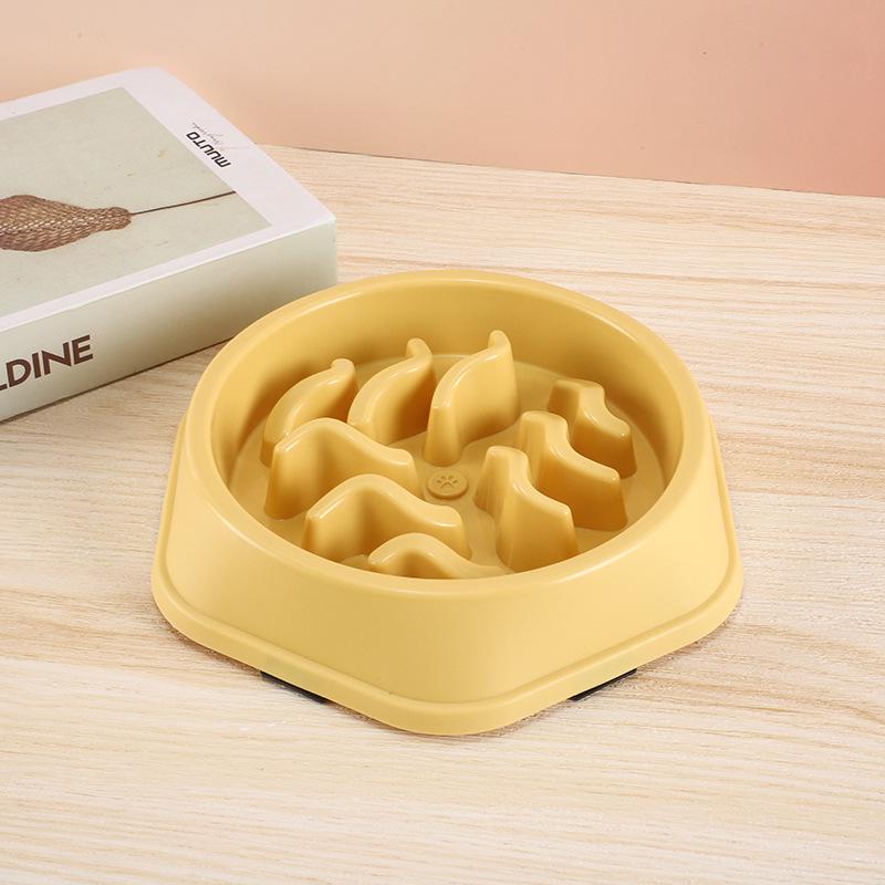Ripple Slow Feeder Pet Bowl – Anti-Choke, Anti-Spill Design for Cats and Dogs