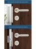 Zinc Alloy Split Handle Lock for Home, Hotel, and Bathroom Doors