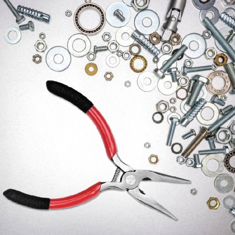 Jewelry Making Polishing Tool Carbon Steel Pliers Toothless- Sharp Nose Plier
