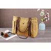 1 Stück Leinwandtasche für Damen, große Kapazität, einfache und vielseitige Tragetasche, Tote Bag, Einkaufstasche, Umhängetasche