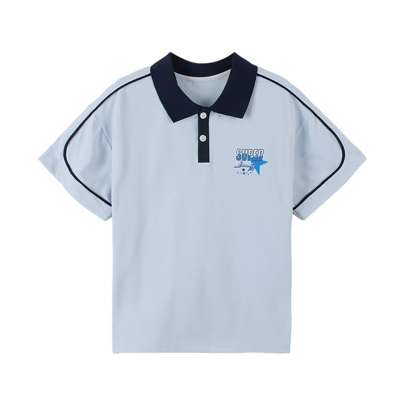 Boys' Star Print Color Block Sportswear Set