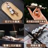 EsiFare Plum Branch Incense Incense Stick Holder with Brush Rest and Ceramic Incense Incense Incense Stick Stylish Incense Stick Flower Incense Holder