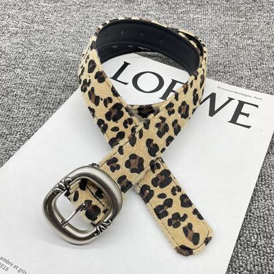 Women's Snake Patterned Belt Simple and Versatile Korean Jeans Trendy Fashion Personality Student Decoration Leopard Print Belt