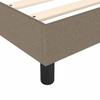 Vidaxl Letto Continentale Con Materasso, Taupe, Tessuto, 140X190 Cm