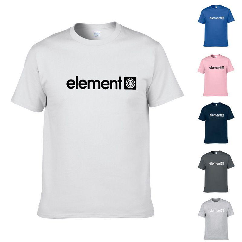 Premium Cotton Blend Element Printing Tees For Men And Women With Short Sleeves