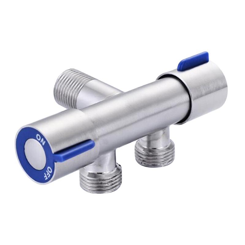 304 Toilet Companion Multifunctional Angle Valve One In Two Out Faucet Water Heater Dual Purpose Water Distributor