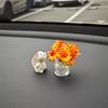 Car'S Mounted Bunny Smelling Floral Fragrance Healing Ornament Console Romantic Fantastic  Auto Center Ornaments