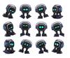 AI EMO Robot-Commercial Entertainment Toy & Intelligent Companion with Remote Control for Smart Home Use
