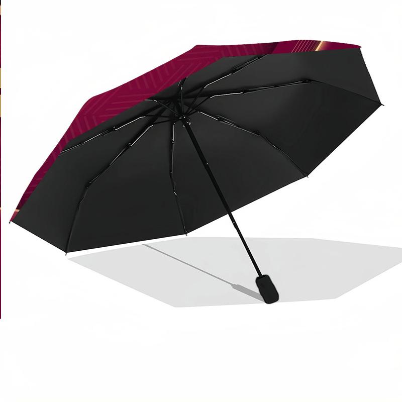 Queensland Maroons Print Auto 8?Ribs Folding Umbrella Wind Resistant Lightweight Automatic Umbrella For Daily Travel