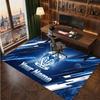Warrington Wolves Personalized Crystal Velvet Carpet, Customized Name Text Soft Anti‑Slip Rug for Living Room Bedroom
