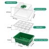 6/12Cells Seeds Starter Tray Seeds Germination Adjustable Humidity Vent Plant Nursery Box Bonsai Seedlings Growing For Gardening
