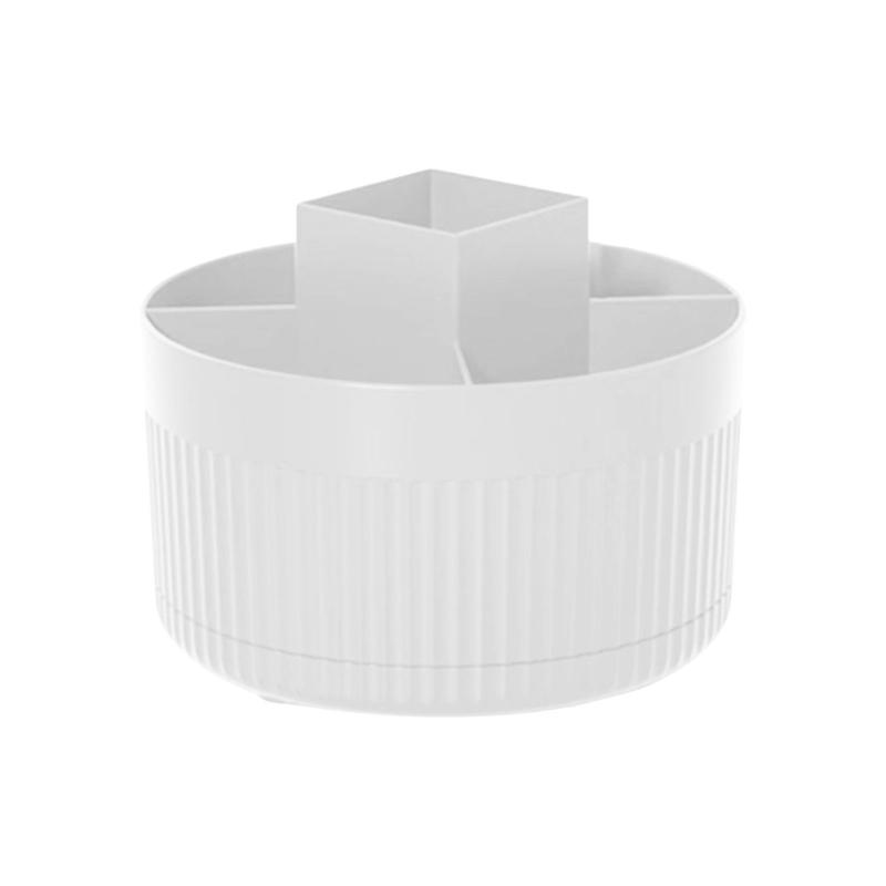 360° Rotating Cosmetic Brush Holder Organizer Multi Tiered Storage Container For Makeup Tools Vanity Accessories