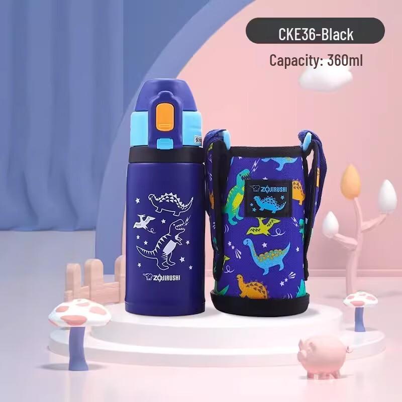 Zojirushi 360ml Kids Stainless Steel Straw Water Bottle