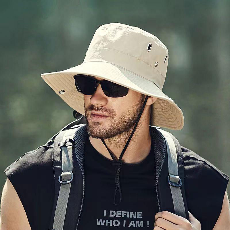 

Summer New Solid Women Bucket Hats Men Cap Sunscreen Panama Sunhat Hiking Mountaineering Fishing Hat Caps for Bob Femme Gorro бежевий
