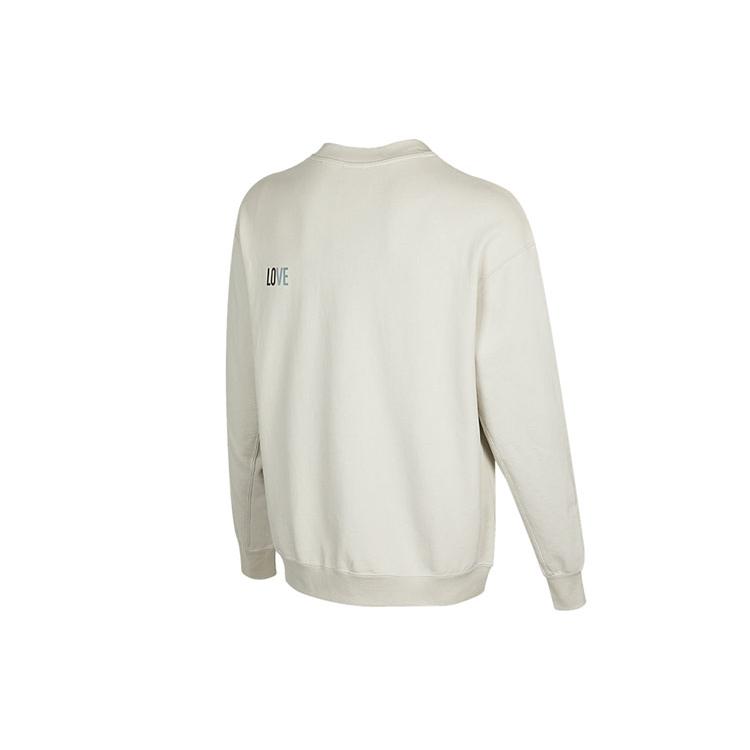 Nike Sweatshirts Men's Ecru Crew Neck Moderate Regular DR7834-072