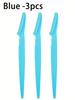 1/3PCS Eyebrow Trimmer, Hair Scraper, Eyebrow Repair Tool, 4g With Knife Net, Portable Storage, Can