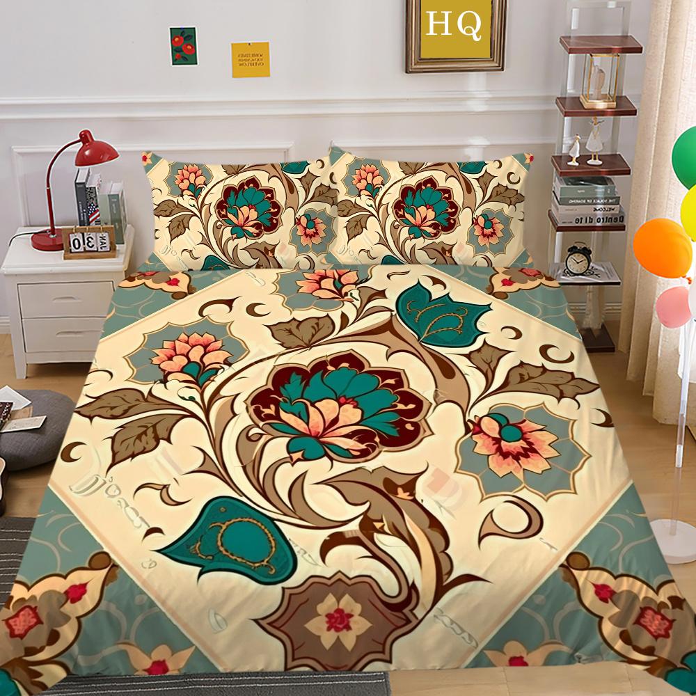 Zestaw poszewek na pościel King Size Kobieta Luksusowa pościel domowa Poliestrowa narzuta na kołdrę Zestaw poszewek na kołdrę