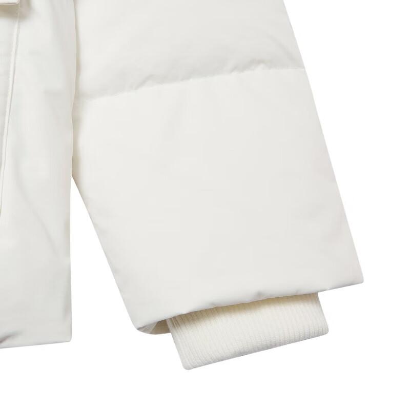 New Balance Down Jackets Women's White Hooded Moderate Other AWJ24301-CIC