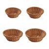 Woven Storage Basket,Fruit Vegetables Basket Imitation Rattan,Handwoven for Dining Table