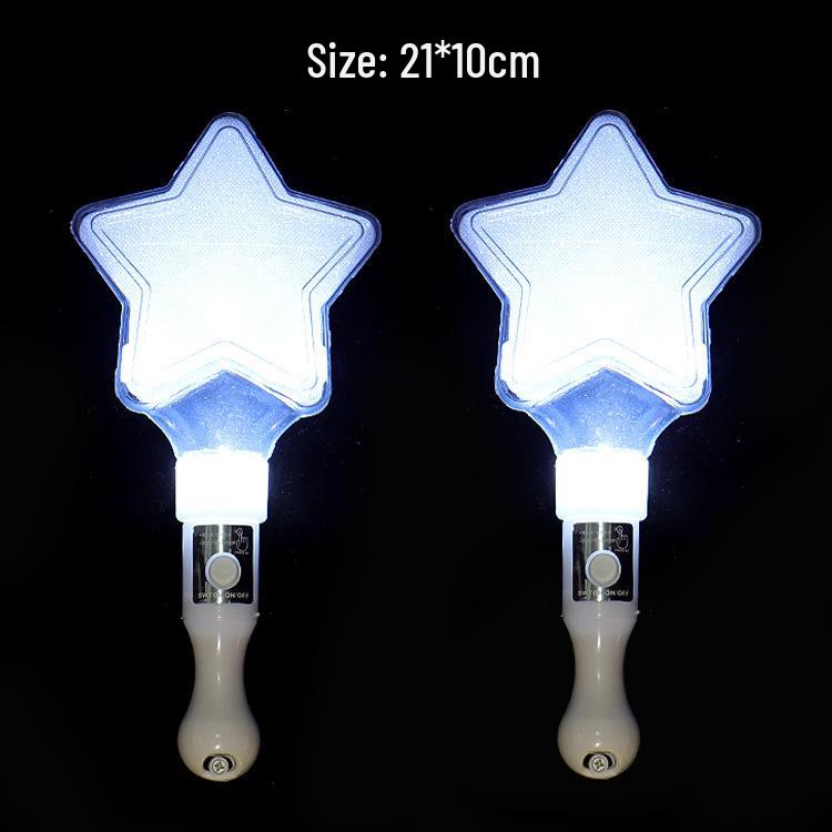 Luminous Five-Pointed Star Stick Toy for Concerts and Advertising