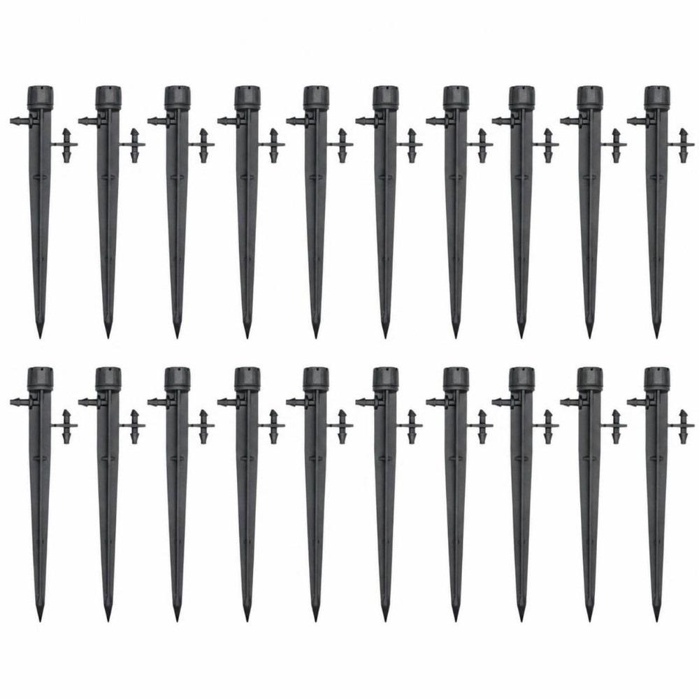 50PCS 8 hole outlet irrigation dripper Plastic micro sprinkler emitter  Lawn Watering