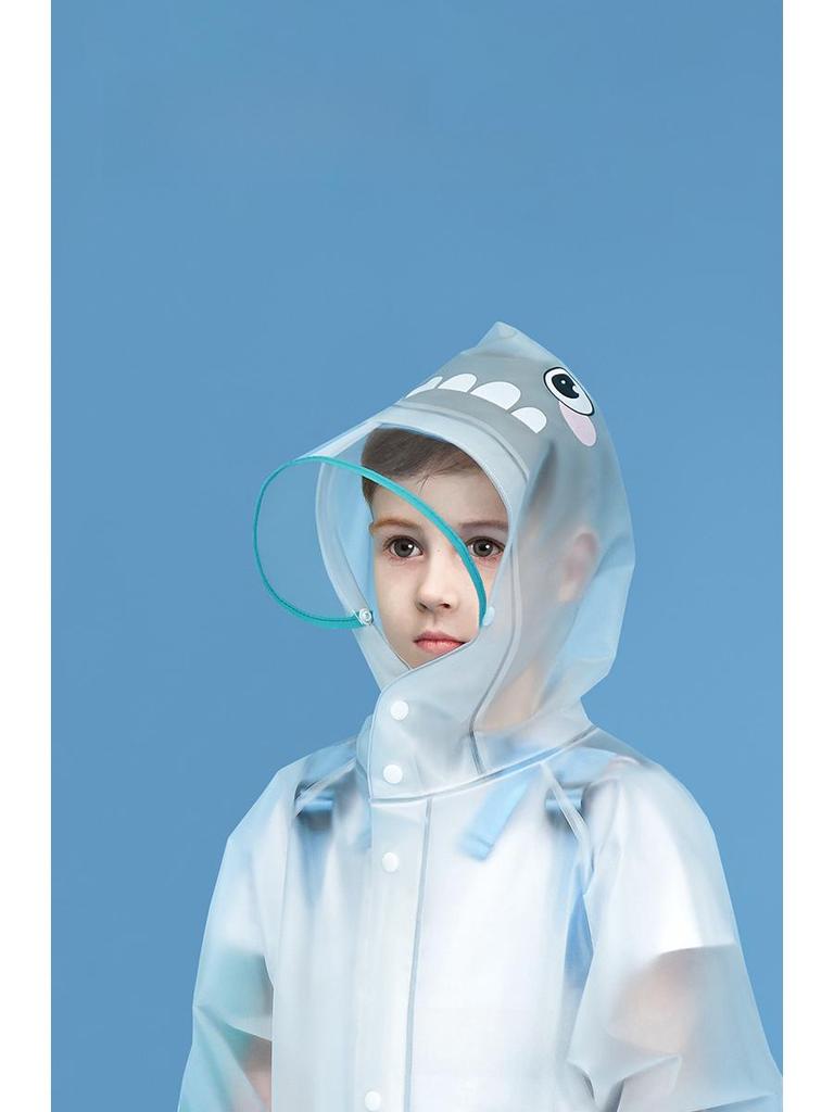 Kinder Wasserdichter Ganzkörper-Regenmantel mit Rucksack - Neuer 2025er Stil für Grundschuljungen und -mädchen