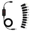 UsbC To DC5525 5530 5517 Converter 5/9/12/15/20V USB Boosts Line 10 Adapters