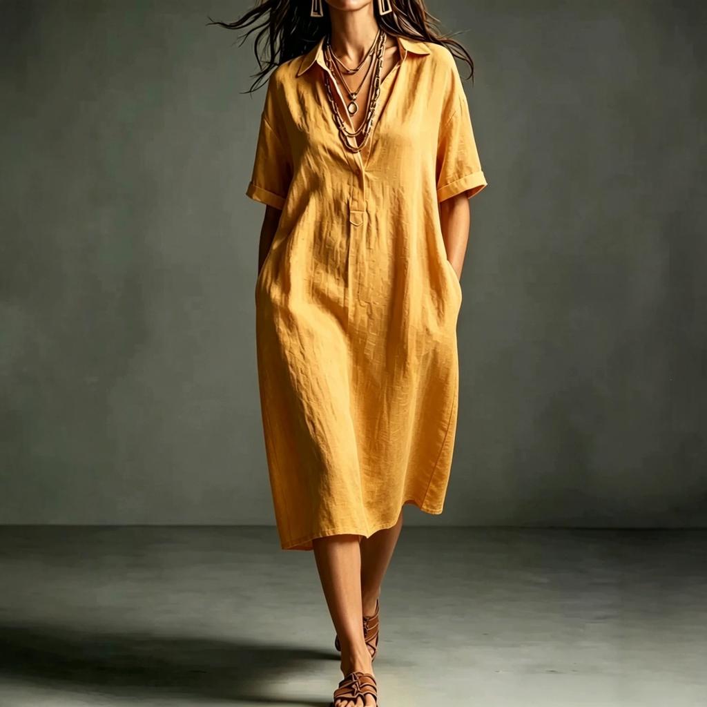 European and American summer new women's sleeveless vest skirt V-neck fungus edge loose dress