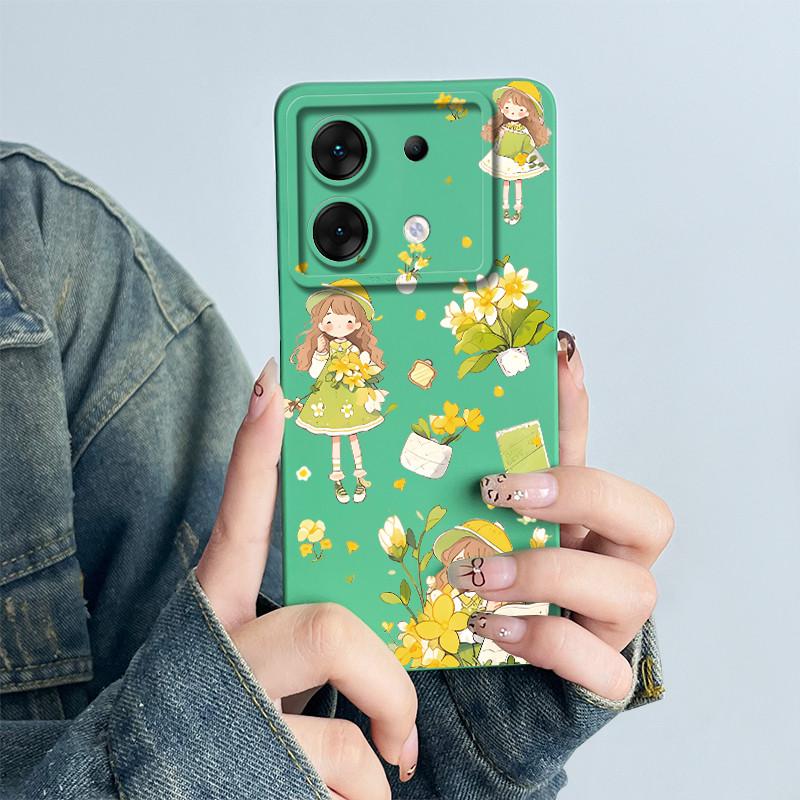 For Infinix Zero 30 5G Phone Case X6731 Cover Silicone Cute Panda Flower Boys Girls Shell Cartoon Funda Protective Casing Coque