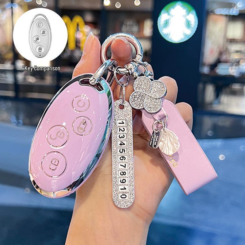 BYD Song Max/Yuan/Qin Pro/EV360/S7 Klasický kryt klíče od auta s přezkou.