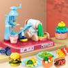 Playdough Sets for Kids Ages 4-8, 3 In1 Playdough Ice Cream 72 Pcs Toddlers' Play Kitchen Set Play Dough for Creations Making Noodle/Ice